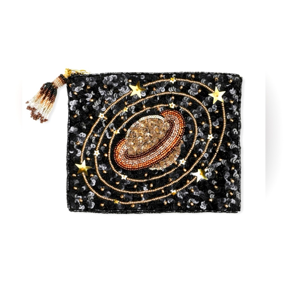 Olivia Dar Saturn Sequin purse - NEW